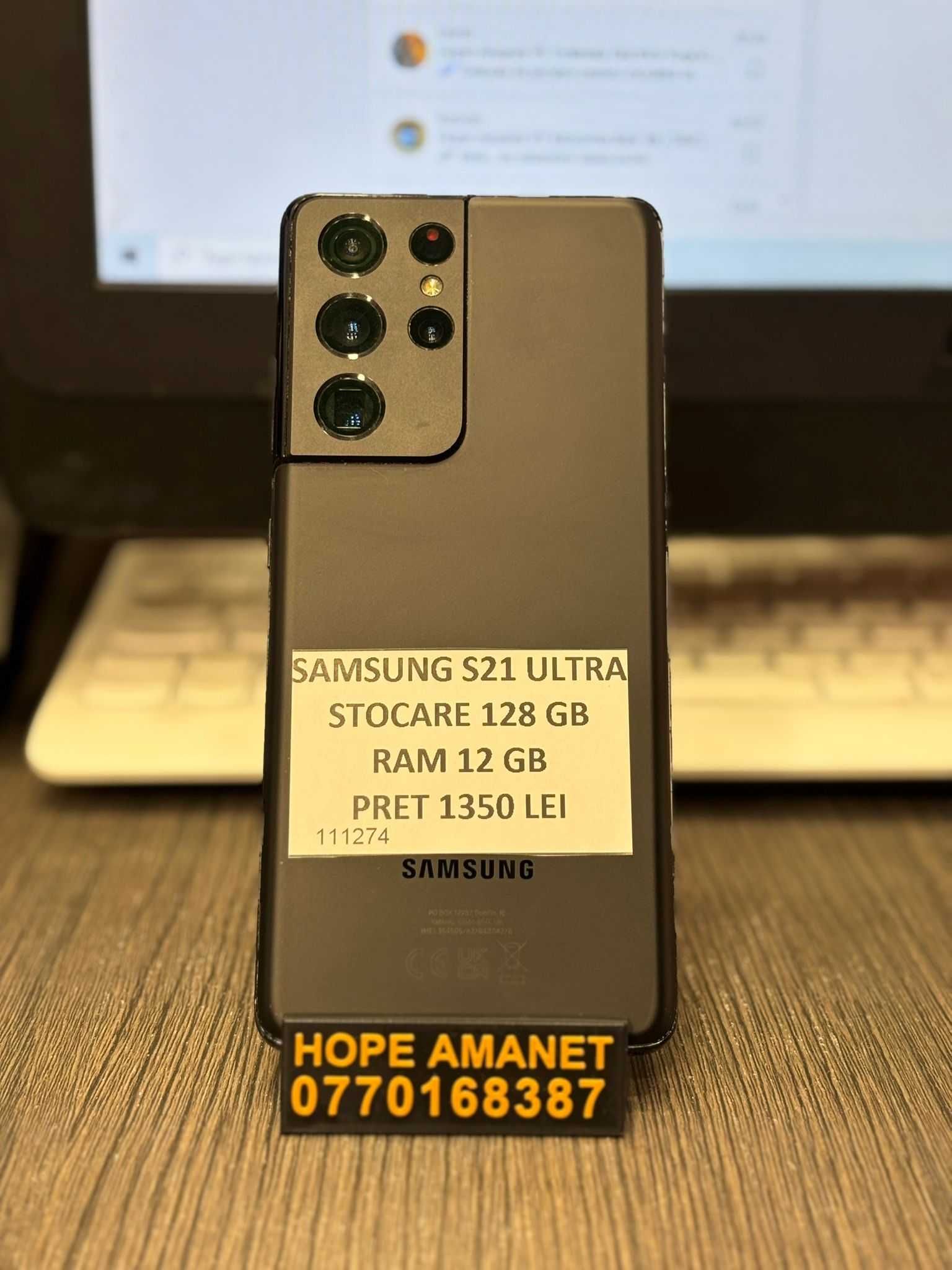 Hope Amanet P4 / SAMSUNG S21 ULTRA 128GB 12 RAM