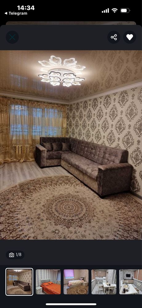 Сдаётся квартира метро максим горький 4/4/4/ всё есть цена 600уе