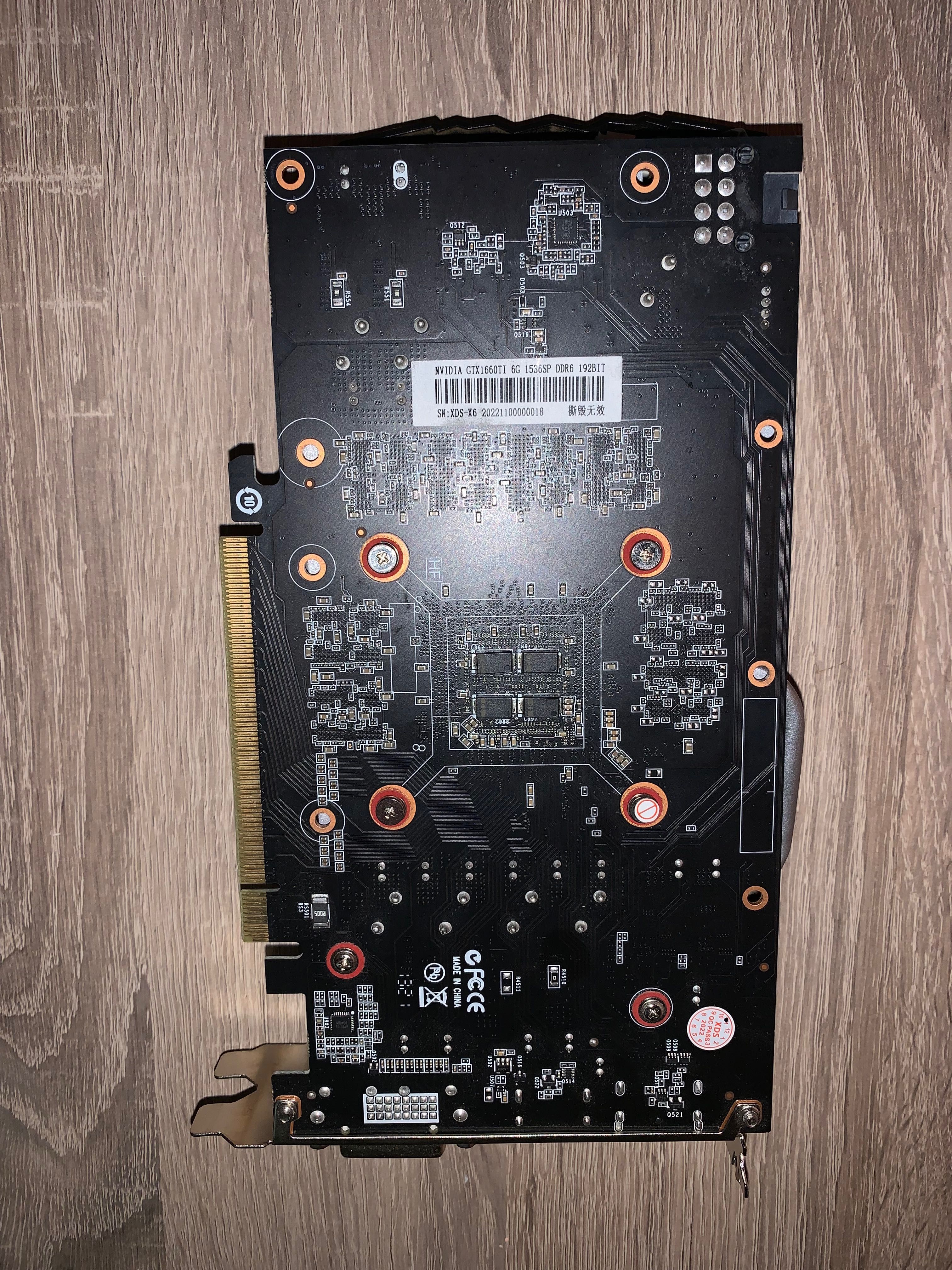 Видеокарт Nvidia GTX 1660Ti 6GB DDR6 192Bit