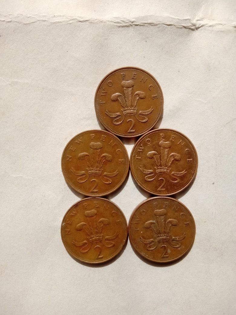 Monede vechi românești și străine Elizabeth ll