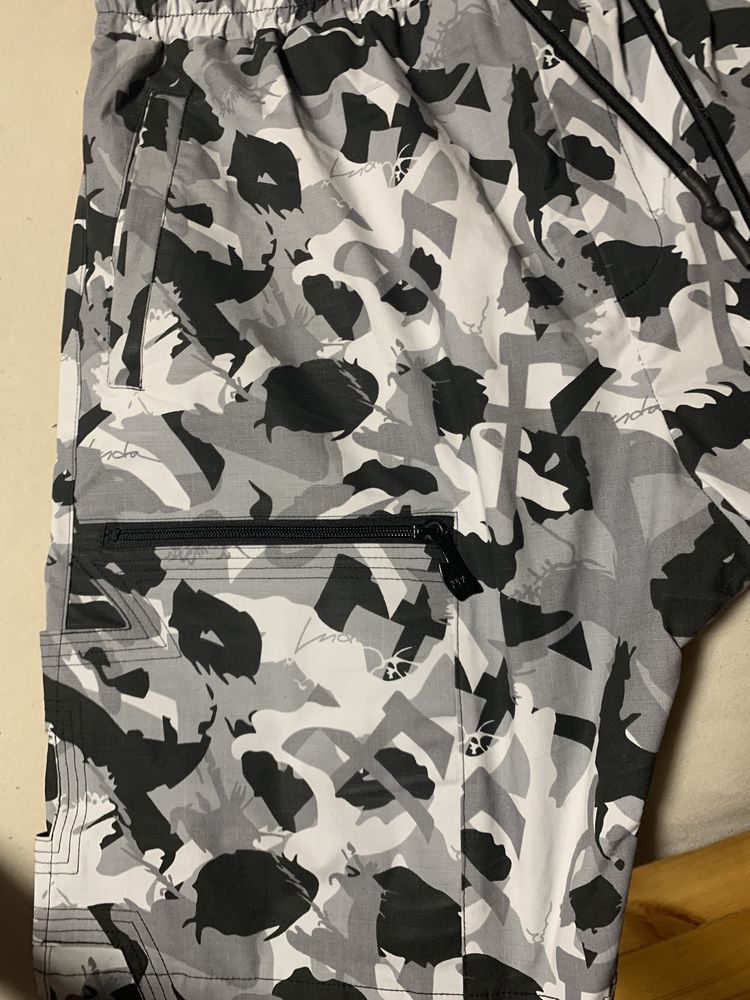 Luda - Camo Joker Face Shorts - Grey Luda къси гащи