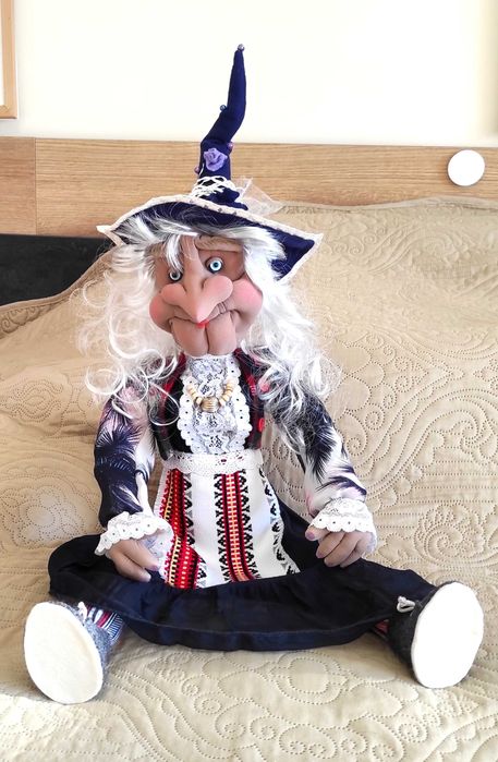 Кукла Баба Яга. 80 см.Ръчно изработена кукла.