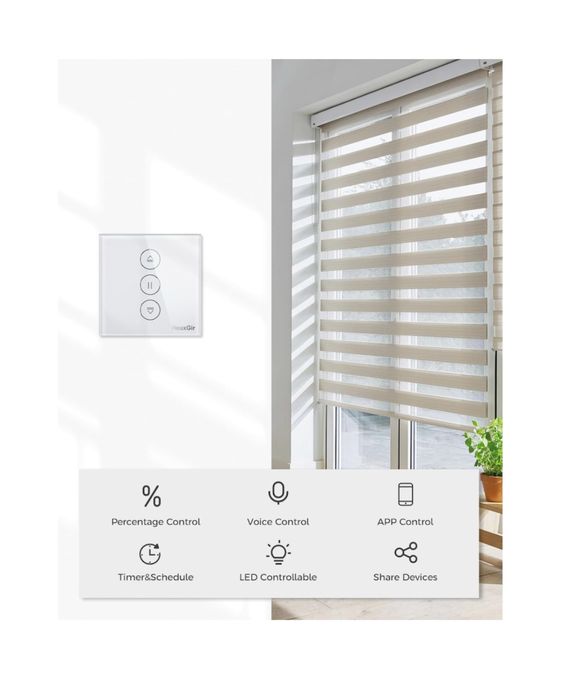 CURRYDOUBLE 5th Generation intrerupator jaluzele