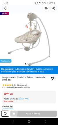 Leagan/balansoar electric wunderkid