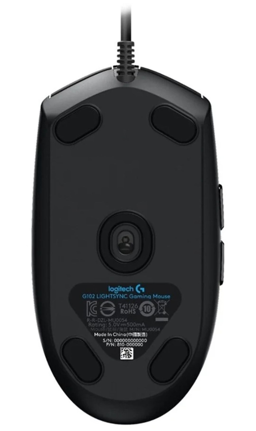 Мышь Logitech G102 Lightsync черный