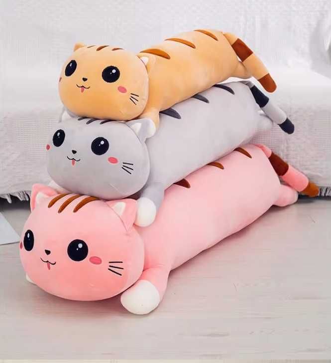 Плюшена играчка Възглавница Котка, Плюшена дълга Котка