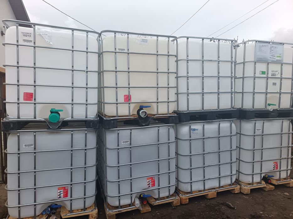 Bazin fibra - 10 mii Litri - Ibc - Cub 1000 litri