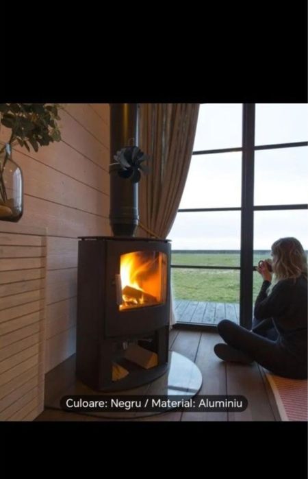 Ventilator semineu soba lemne ventilator burlan