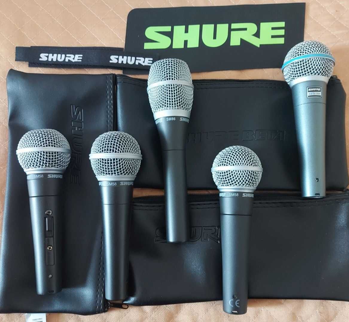 Продавам ЧИСТО НОВИ Микрофони Shure