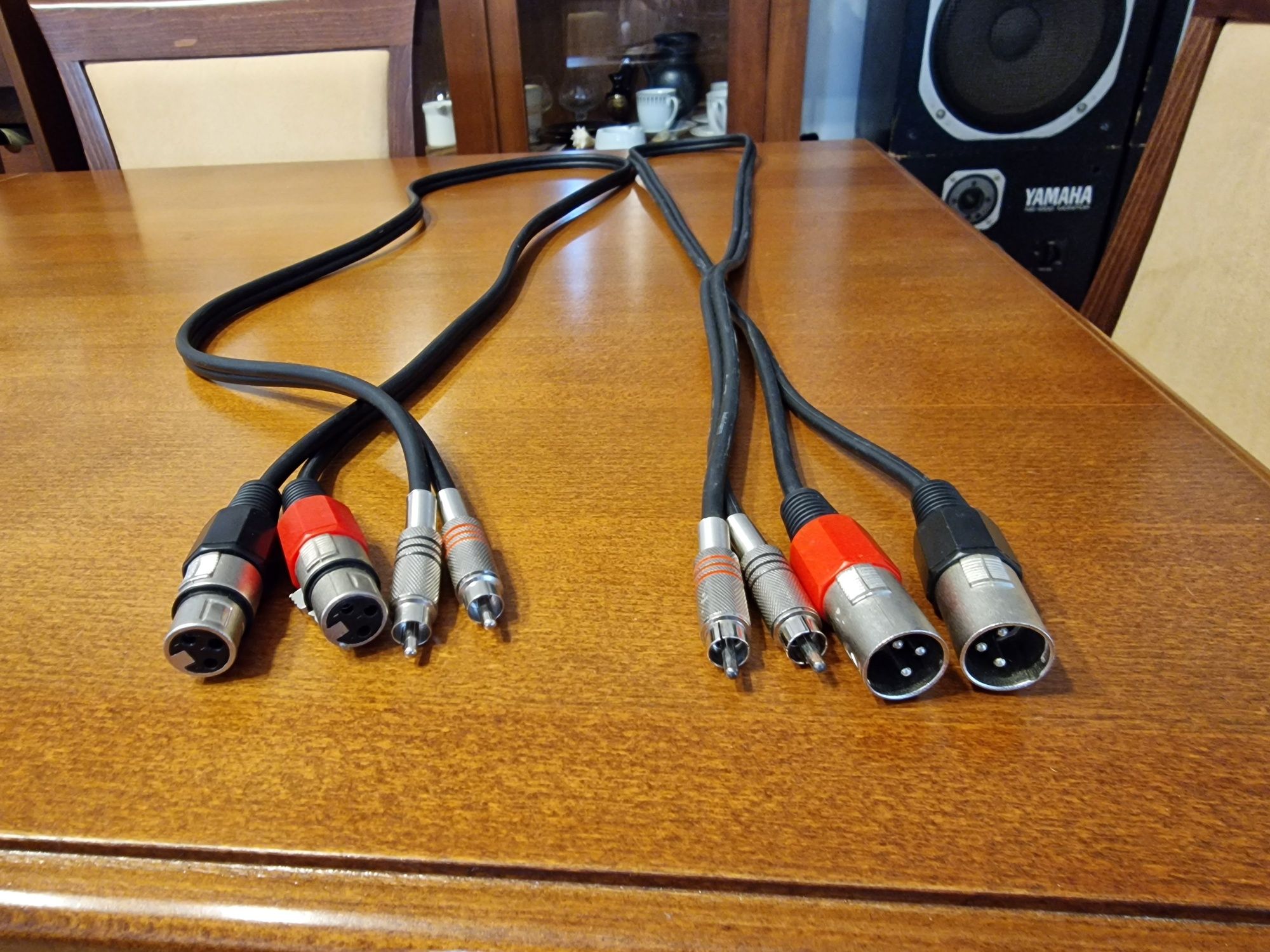 Cablu semnal balansat-rca, cabluri boxe