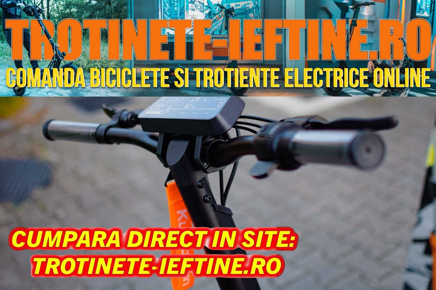 Trotineta Electrica KuKirin G3 - Originala, Noua, 50 km/h, Off-road