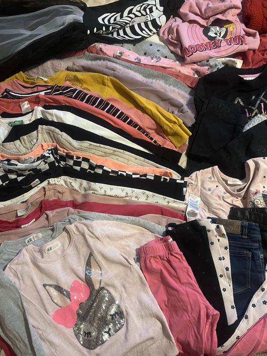 Лот дрехи за момиче есен-зима р-р 110-116