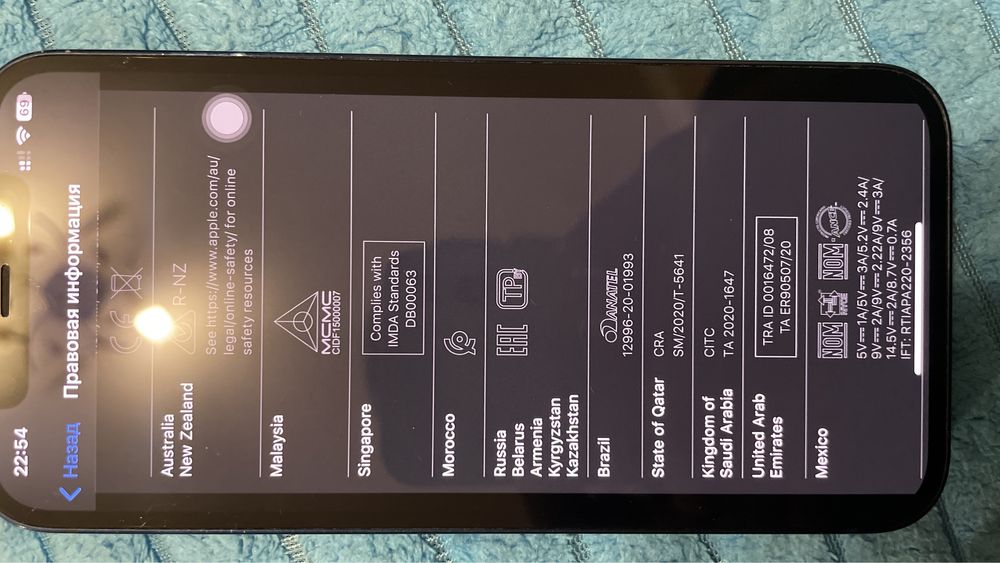 Iphone 12 оргинал с коробкой и с о всеми документами