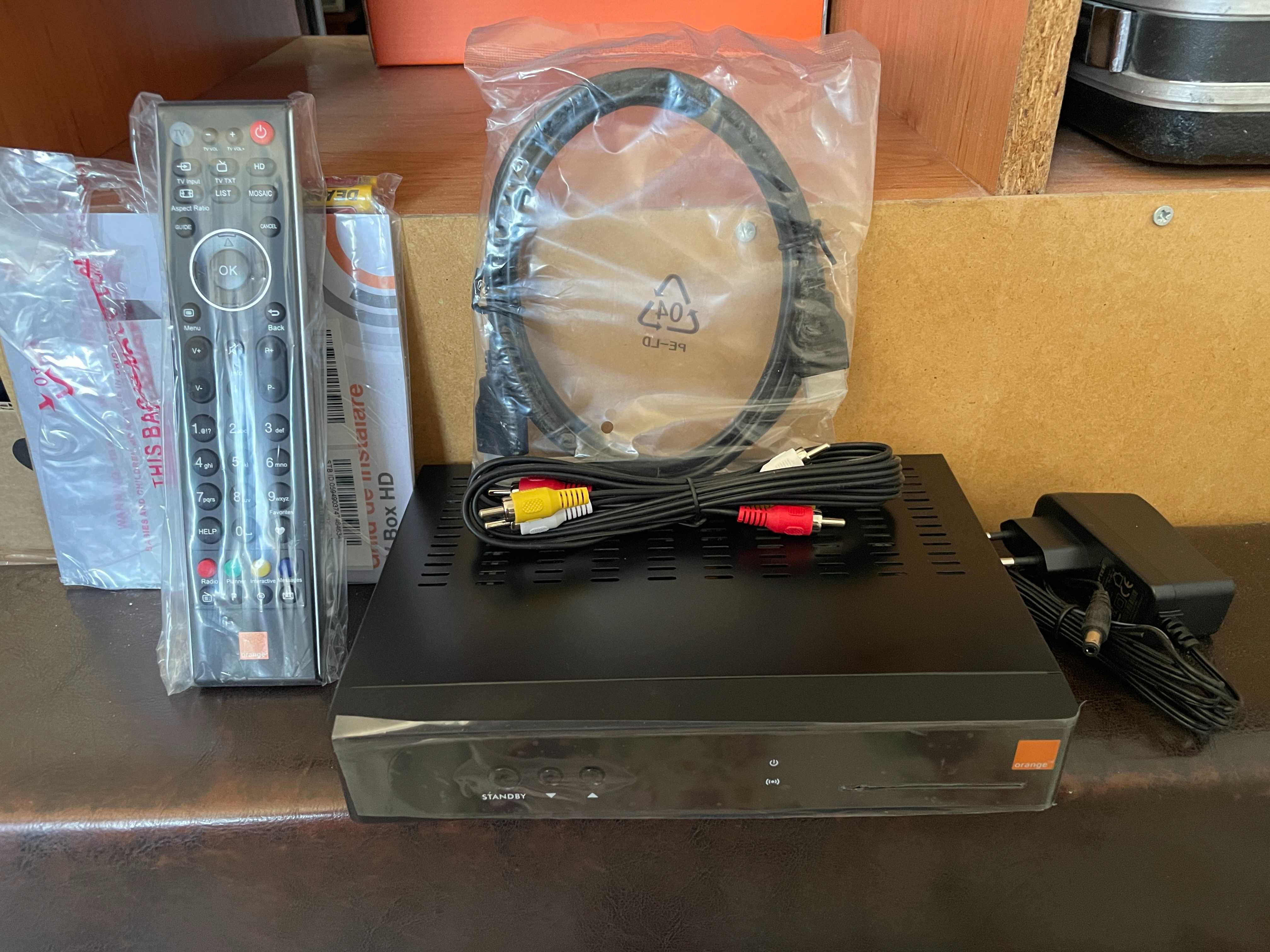 decodor orange cablu  tv box hd decodor hd nou la cutie decodor hd