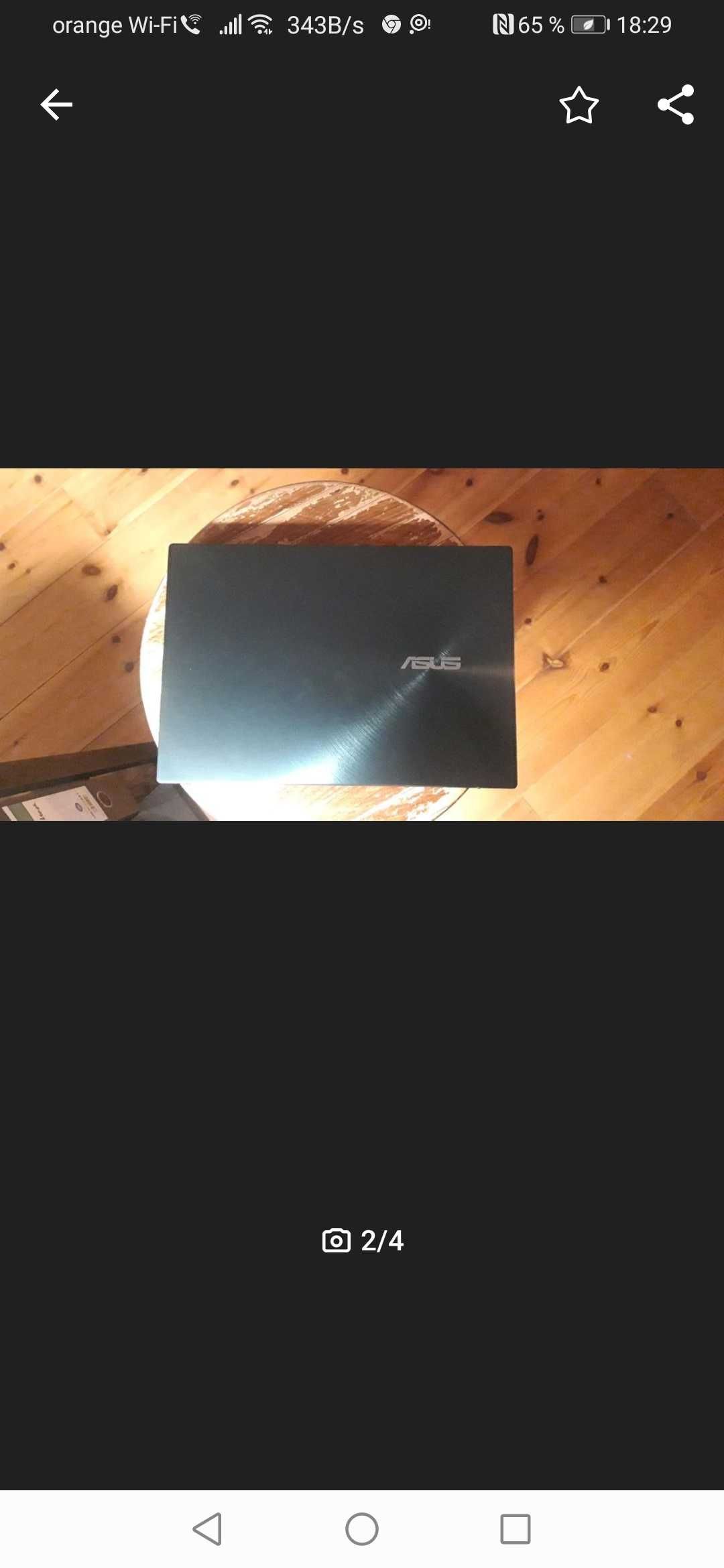 Laptop Asus duo UX 481FA ca nou, încă în garanție cu factura