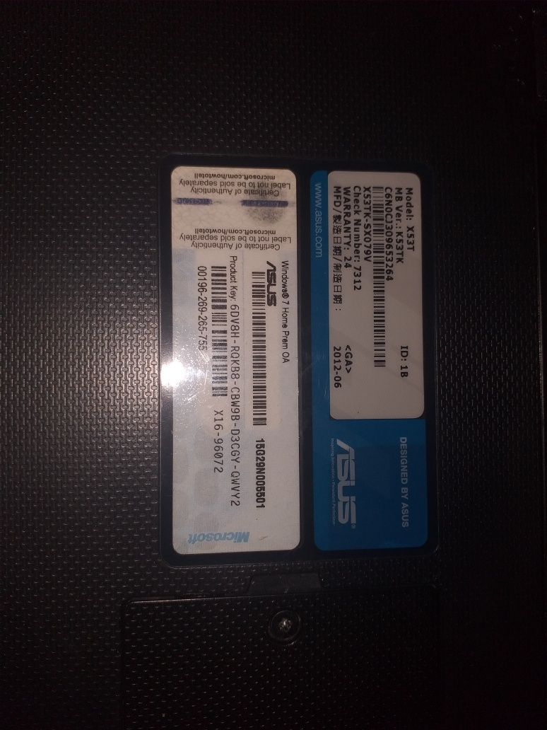 Leptop Asus 15.6 inch