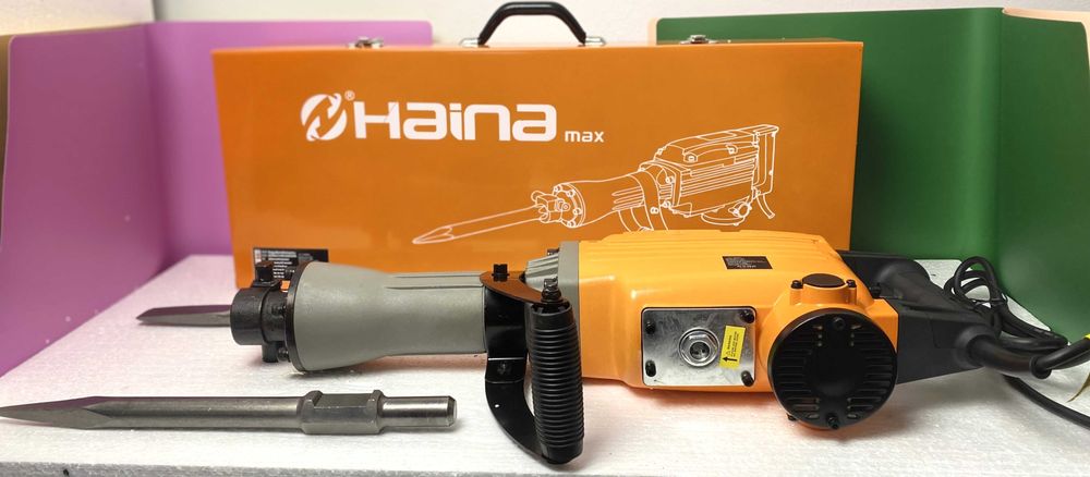 Picamer puternic 3000W, 45 Jouli, 220V, cu spit si dalta incluse