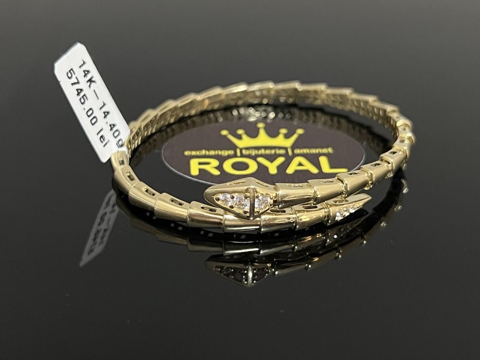 Bijuteria Royal CB : Bratara dama fixa aur 14k 14,40 grame