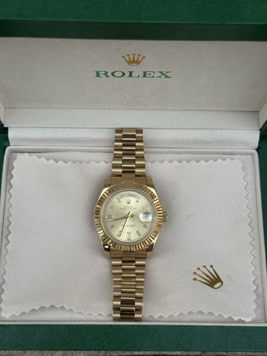 Rolex Day-Date President Custom Gold Look