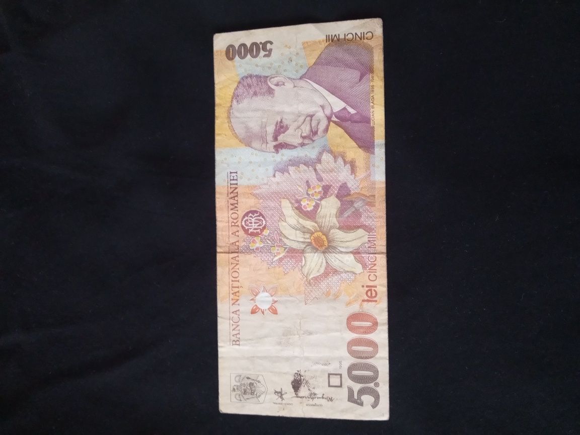 Bancnota 5000 lei,,an 1998