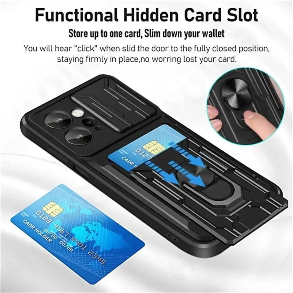 Xiaomi Redmi Note 13 Pro / 13 Pro+ / RING CARD SLOT Удароустойчив кейс