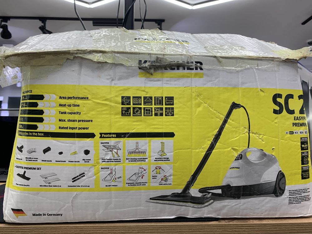 Пароочиститель, Karcher SC2, белый, 0595/А10