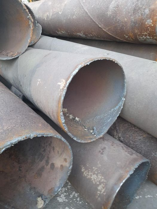 Vand teava metalica trasă si sudata ecoidala noua si folosită