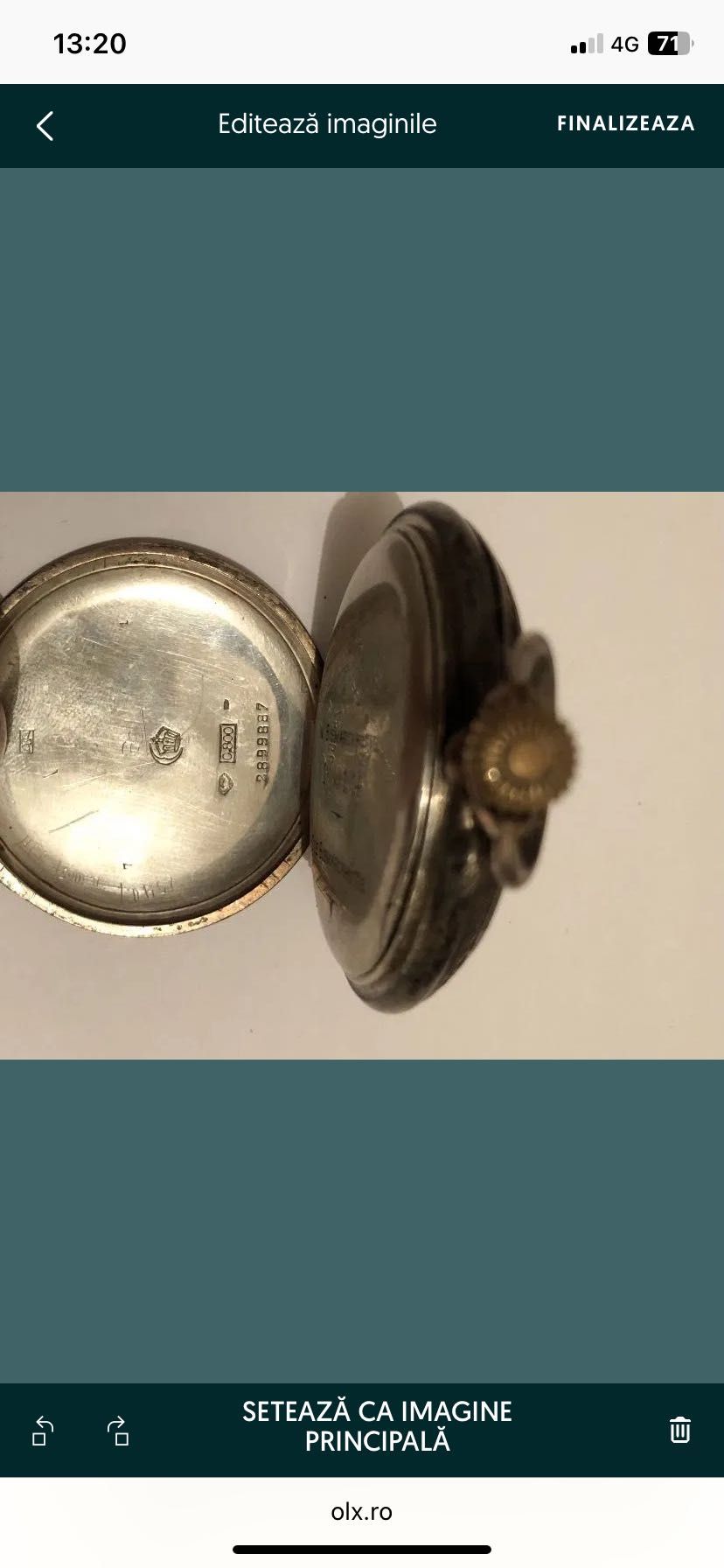 Ceas de buzunar de argint LONGINES,antique