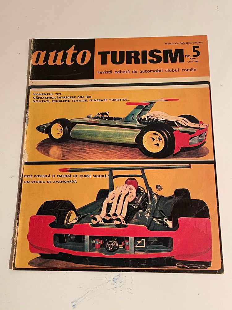 Revista Autoturism anul 1969, nr 1-11 primul an de aparitie