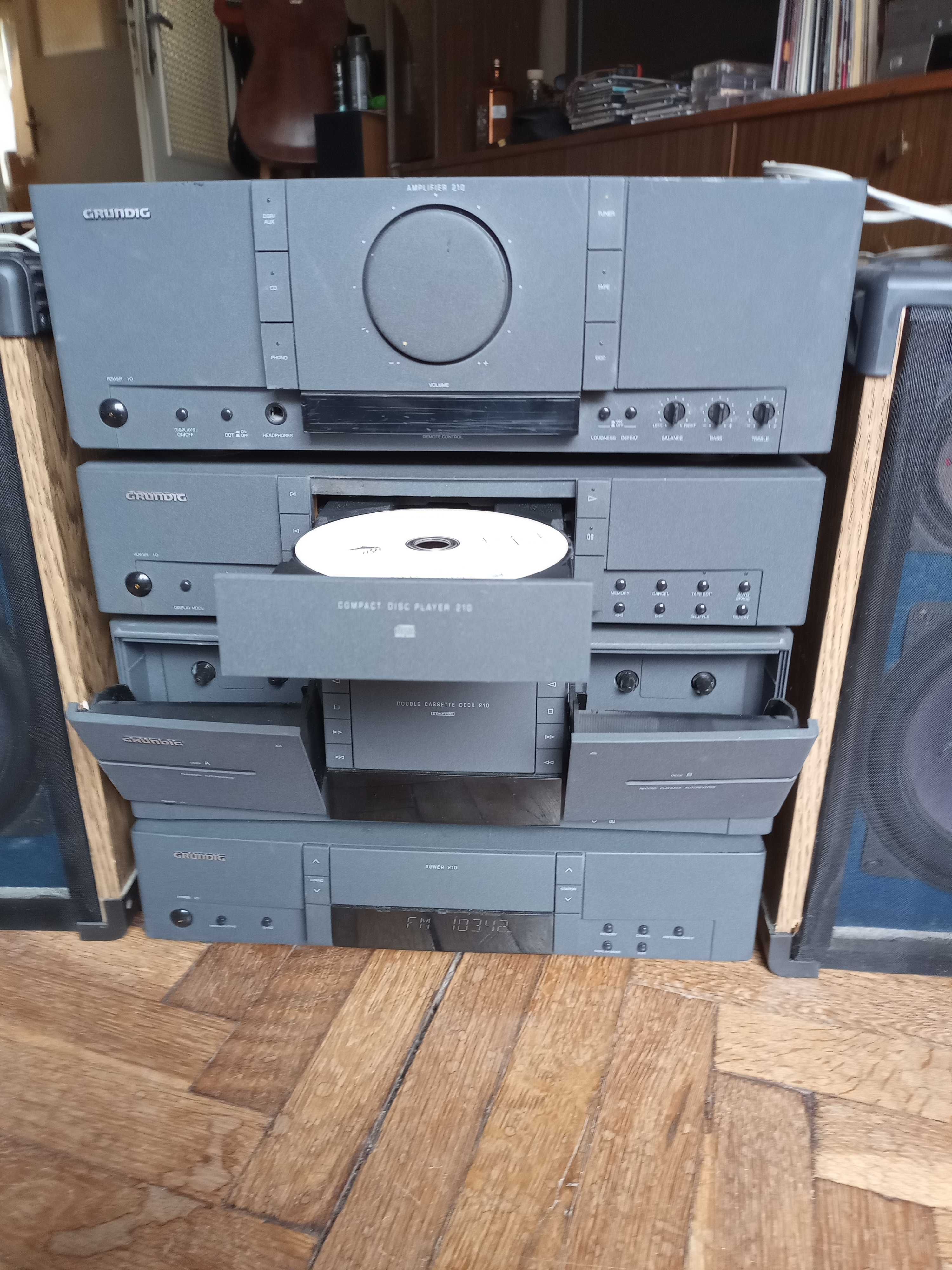 Уредба Grundig 210 + колони Magnat Bull-Borg РАЗПРОДАЖБА