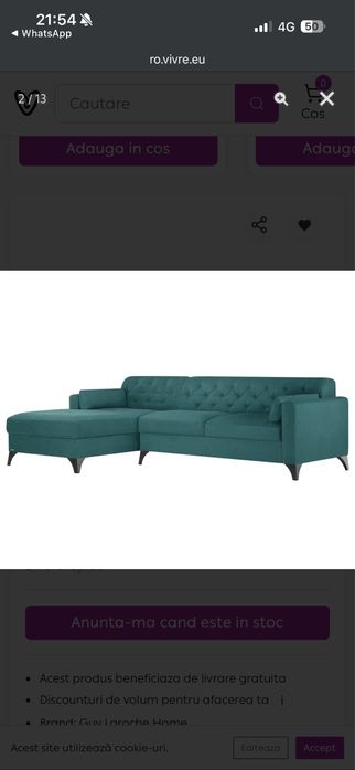 Coltar modern calitate premium