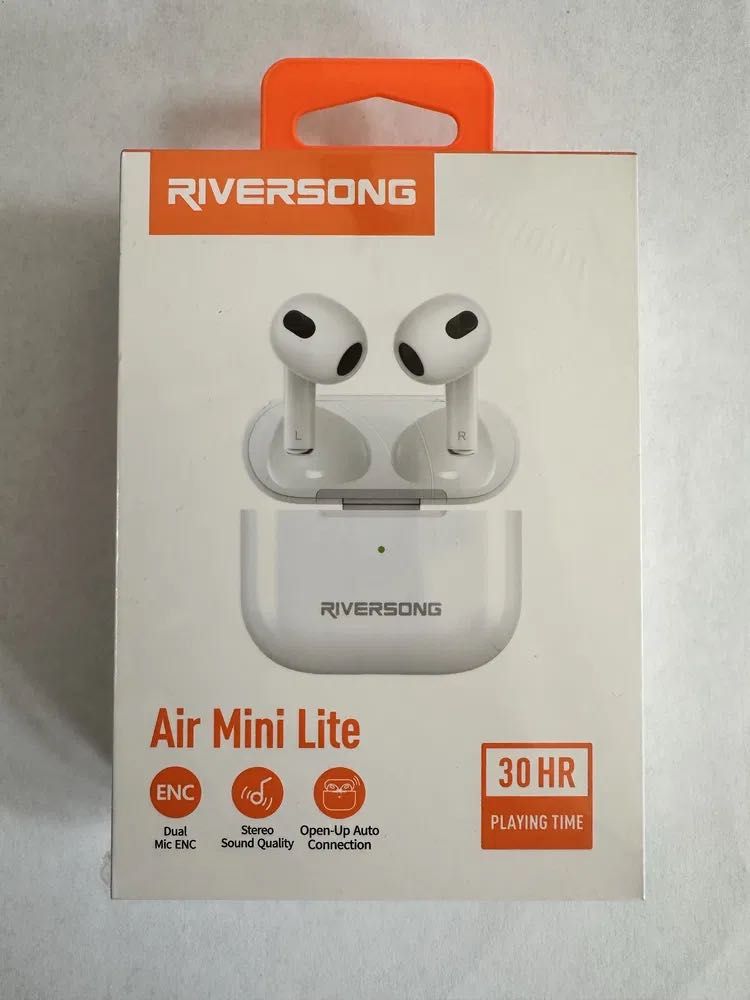 Căști wireless Riversong Air Mini Lite White