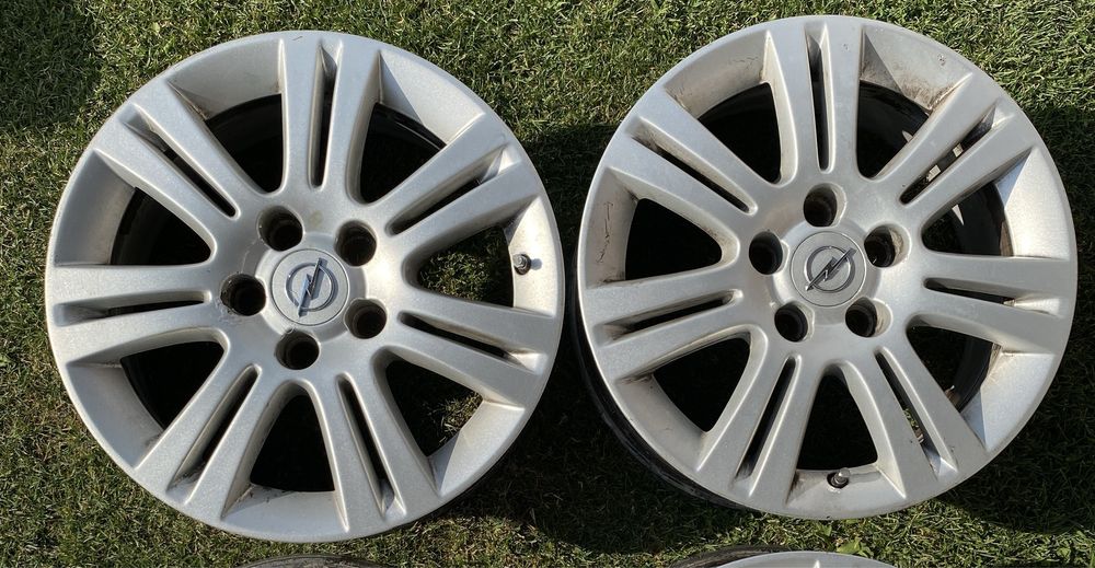 2 Jante "jenti, genti" 16 inch 5X110 Opel GM 2 anvelope cauciuc iarna