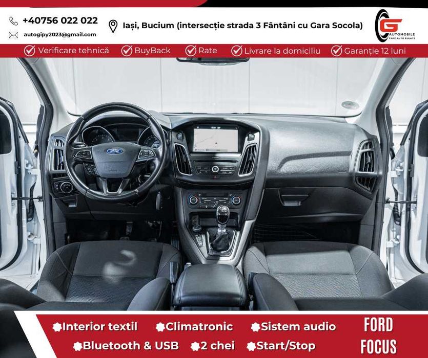 FORD FOCUS BREAK Fab2016 Diesel 15 Euro6 Navi Climatronic Led Jante AL