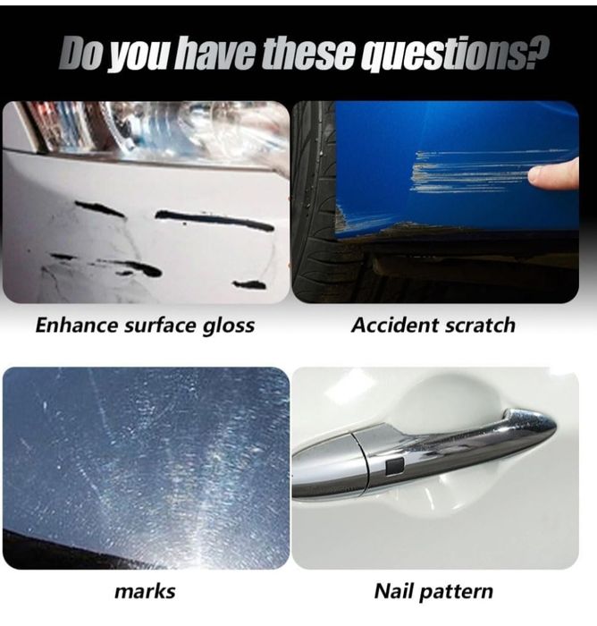 Комплект за полиране на драскотини по автомобил