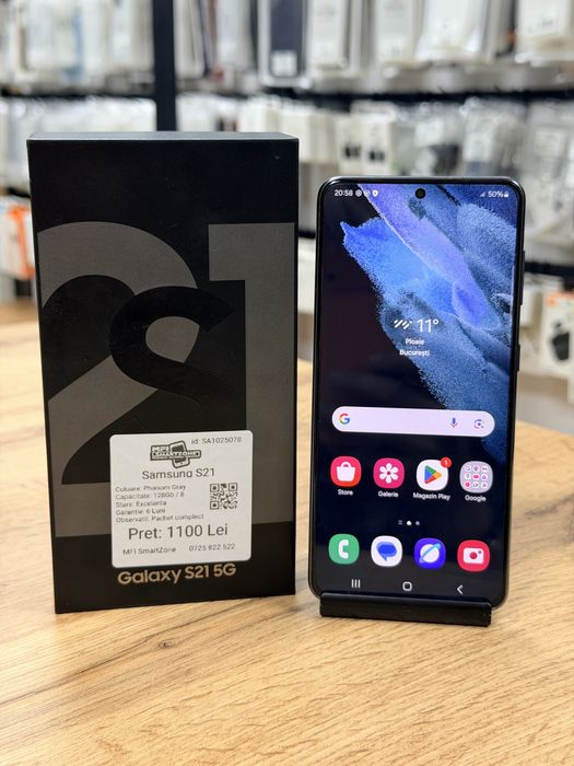Samsung S21 5G 128 gb Stare excelenta - Garantie