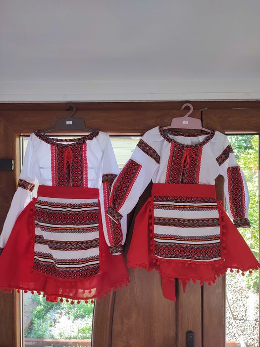 Costum tradițional fetița 3-8 ani