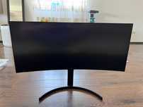 Monitor gaming LG 34'' curbat UltraWide QHD 3440 x 1440 IPS 34WN80C-B