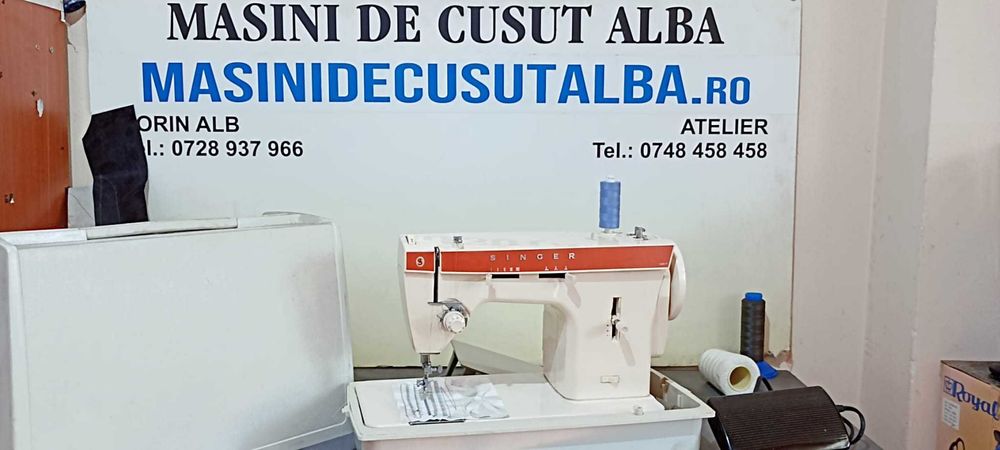 Masina de cusut Singer cu piese metalice