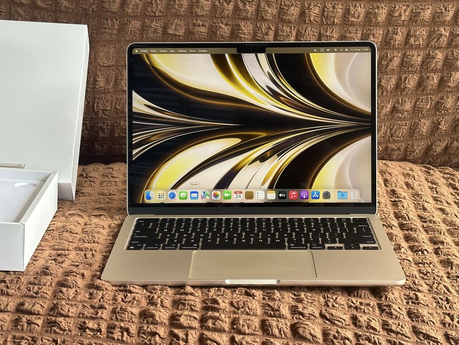 SSD512GB|MacBook Air 13.6 M3 8/512GB 2024 EAC золотой,макбук Аир М3