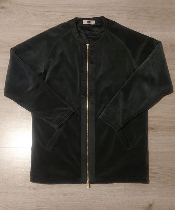 Kith плюшени тъмнозелени горнище M