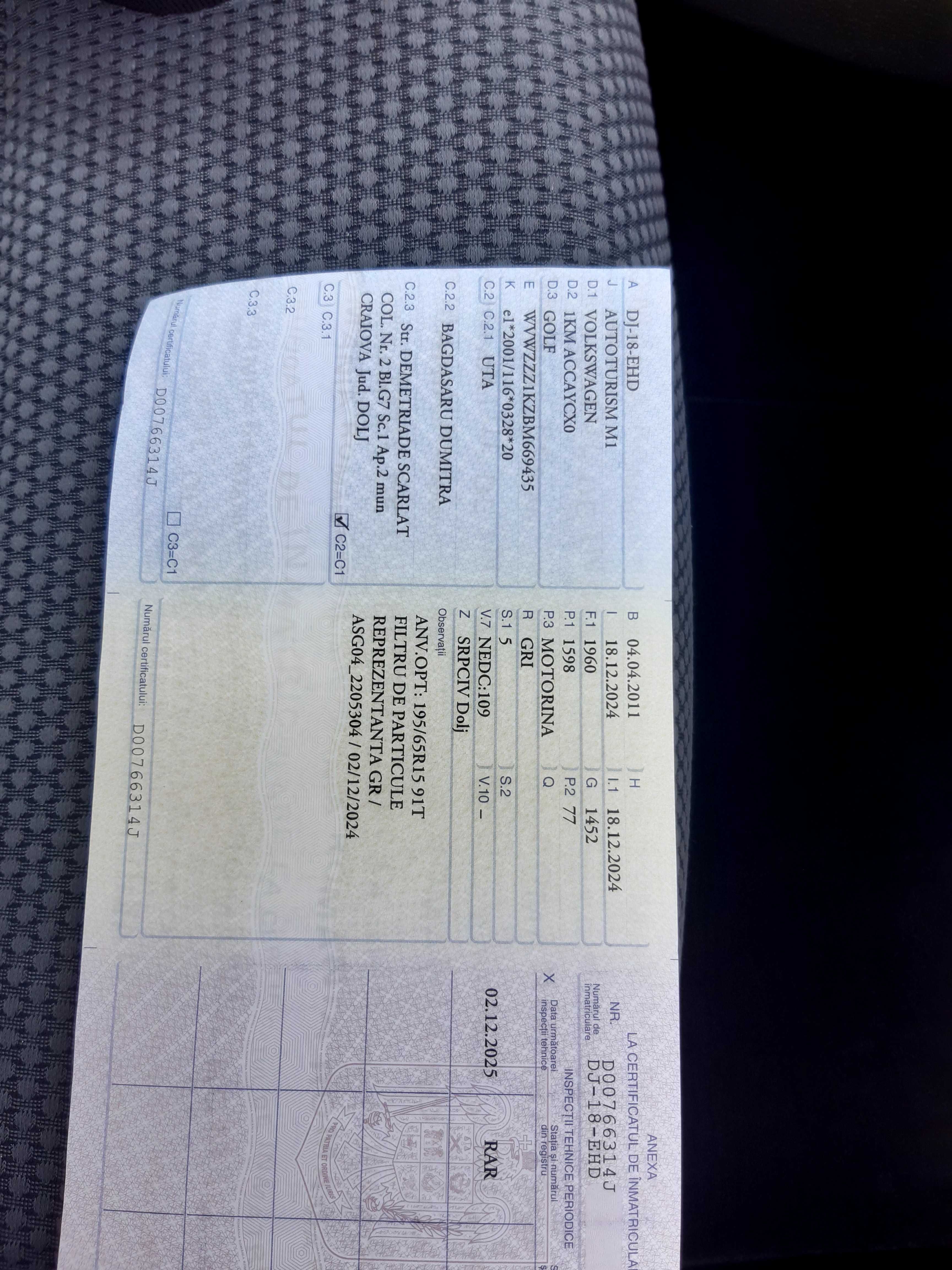 Vw Golf  2011, 178000 km