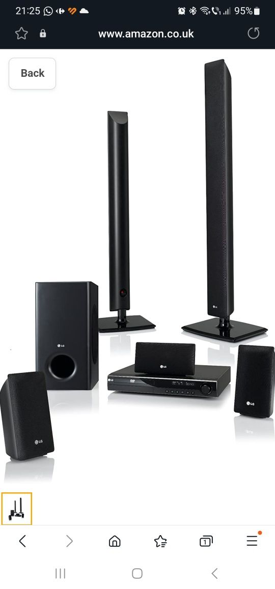 Sistem Home cinema LG 5.1