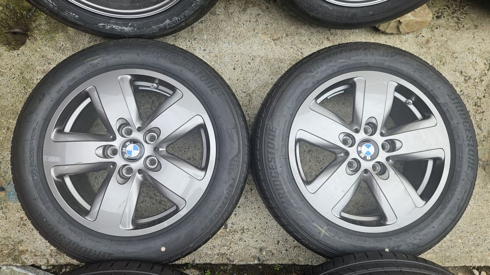 Roti jante anvelope de vara 205 55 R16  vw audi seat skoda