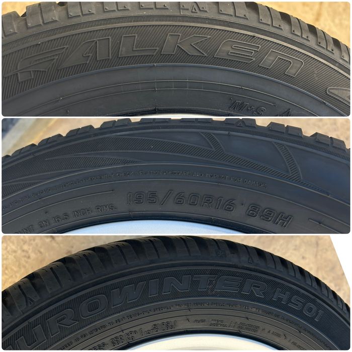 Roti jante aliaj R16 iarna 195 60 16, VW Polo