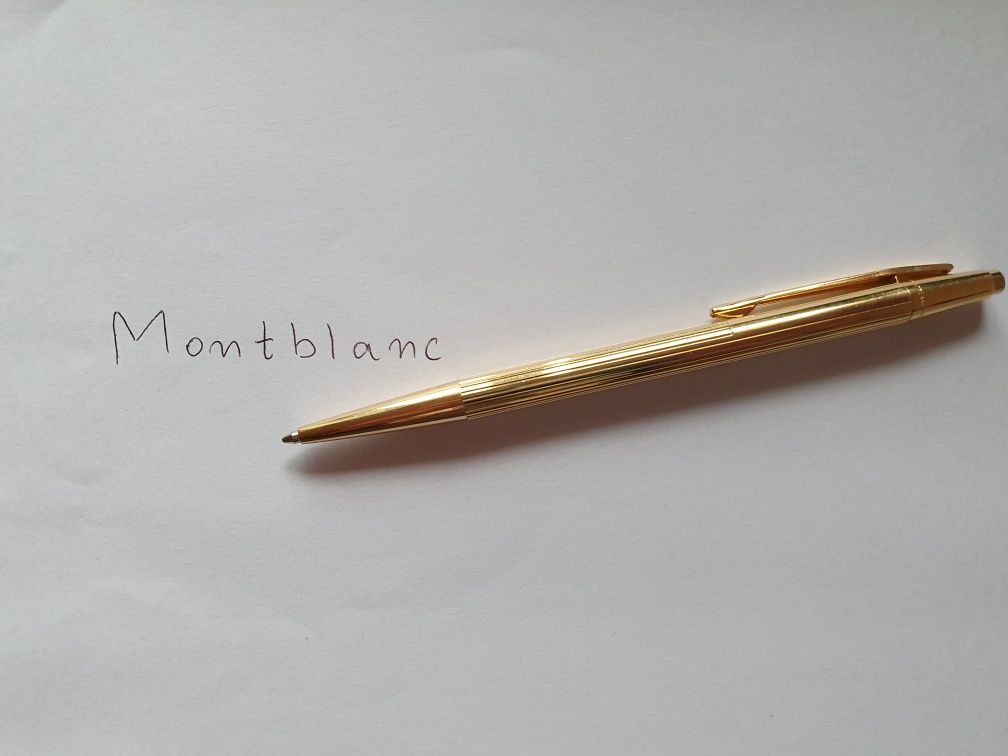 Montblanc позлатен химикал / Mont Blanc химикалка