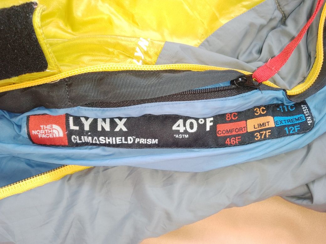 "The  North Face" LYNX climashield prism до - 11 C спален чувал