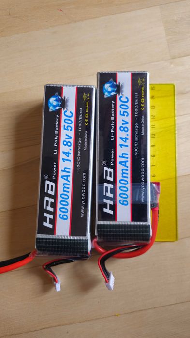 Lipo HRB 14.8v 4s 6000Mah 50c