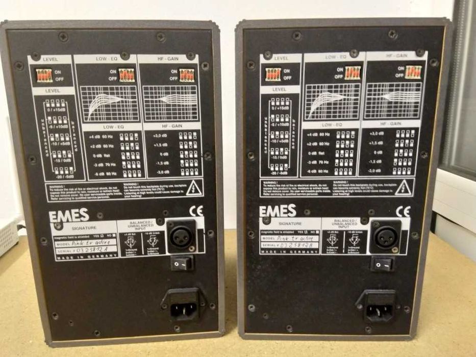 Boxe monitoare high-end EMES Pink tv active XLR