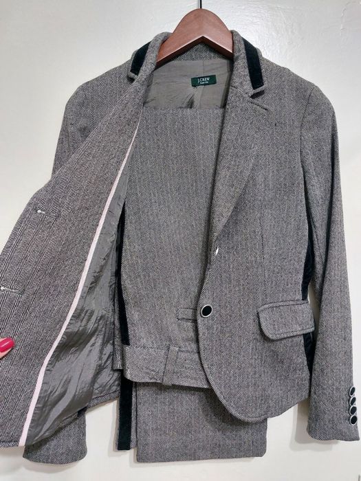 Твидовый пиджак и брюки (шерсть)